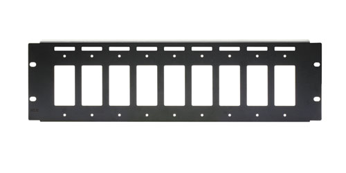 RDL RM-D9 RACK MOUNT CHASSIS For 9 Decora modules, 19-inch rackmount, 3U