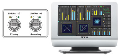 RTW TM7-DANTE AUDIO METER Desktop, 7-inch touch screen, Dante connectivity