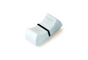 PENNY AND GILES PG11 FADER KNOB 11mm wide, for 18.6x1.7mm arm, white