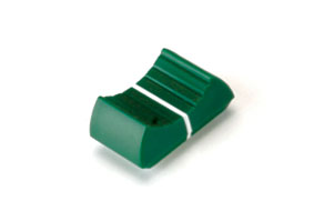 PENNY AND GILES PG16 FADER KNOB 16mm wide, for 18.6x1.7mm arm, green