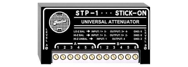 RDL STP-1 SIGNAL PROCESSOR Attenuator, 2-channel