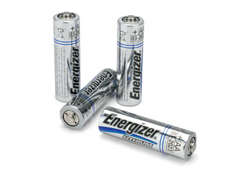 ENERGIZER L91 BATTERY, AA size, lithium (pack of 4)