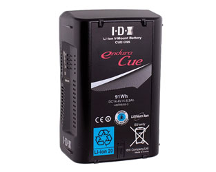 IDX ENDURA CUE-D95 BATTERY, V-mount style, Li-ion, 14.4V, 6.3Ah, rechargeable