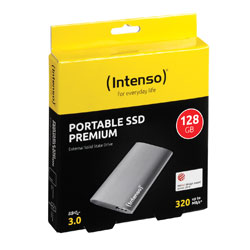 INTENSO Premium External SSD, 1.8 inch, USB 3.0, 128GB