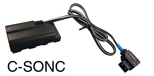 IDX C-SONC DC POWER CABLE D-Tap, for use with Sony HVR-Z1 / HVR-Z5 / HVR-Z7 / HXR-NX5