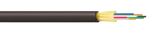 BELDEN GMTTA08 CABLE Universal; tactical mini-breakout, 9/125 ITU G.657A1, 8 fibres, Black