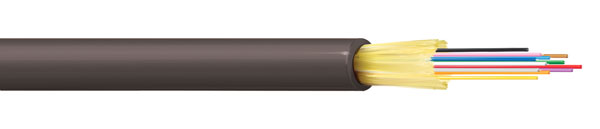 BELDEN GMTTA12 CABLE Universal; tactical mini-breakout, 9/125 ITU G.657A1, 12 fibres, Black