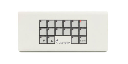 ELC LIGHTING AC612XUB DMX CONTROLLER Keypad, 12x 512 DMX channel memory, terminal connections