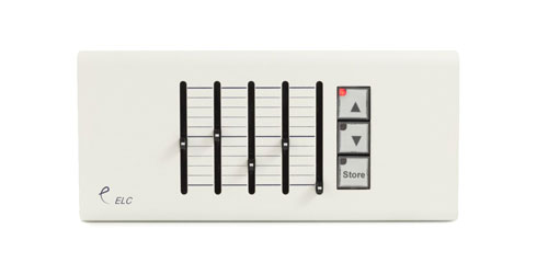 ELC LIGHTING AC612XUF DMX CONTROLLER 5x faders, 5x 512 DMX channel memory, terminal connections