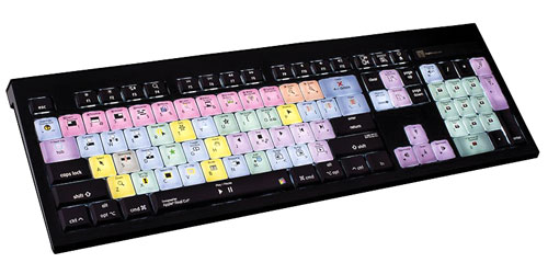 LOGICKEYBOARD Mac ASTRA backlit Keyboard, USB, Final Cut Pro X,