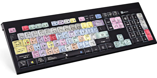 LOGICKEYBOARD PC ASTRA backlit Keyboard, USB, Adobe Photoshop CC