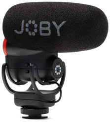 JOBY WAVO PLUS MICROPHONE Condenser, super-cardioid, monitor output, Li-Ion, USB-C output