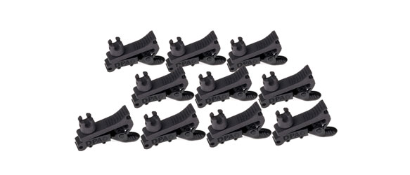 DPA SCM0013-BX MICROPHONE MOUNT Single clip, for 4060 series lav, 4-way, black (pack of 10)