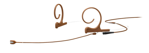 DPA 4188 CORE MICROPHONE Headset, slim, directional, 120mm boom, brown, MicroDot