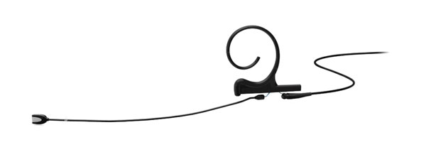 DPA 4166 CORE MICROPHONE Earset, slim, omni, single-ear, 110mm boom, black, MicroDot