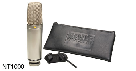 RODE NT1000 MICROPHONE Condenser, cardioid, 1-inch capsule, internal shockmount