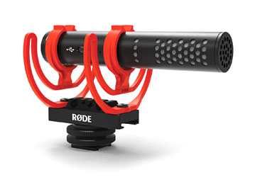 RODE VIDEOMIC GO II MICROPHONE Condenser, supercardioid, on-camera, 3.5mm jack/USB output