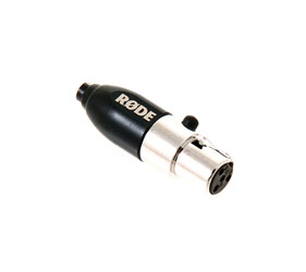 RODE MICON-3 CONNECTOR For Lavalier, PinMic, or PinMic Long, TA4F 4-pin mini connector, for Shure Tx