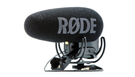 RODE VIDEOMIC PRO+ MICROPHONE Condenser, supercardioid, on-camera, Rycote lyre