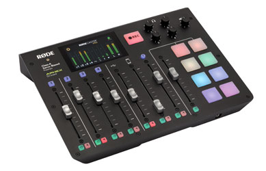 RODE RODECASTER PRO PODCAST STUDIO USB audio interface, microSD recording, mix-minus audio