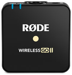 RODE WIRELESS GO II TX Transmitter only, compact, clip-on, 2.4GHz, black