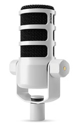 RODE PODMIC MICROPHONE Dynamic, cardioid, end address, white