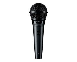 SHURE PGA58-XLR MICROPHONE Handheld dynamic, with XLR-XLR lead