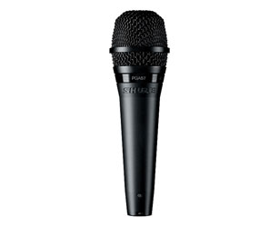 SHURE PGA57-XLR MICROPHONE Instrument, cardioid, dynamic, for snare or brass, inc XLR lead