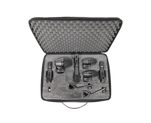 SHURE PGADRUMKIT6 MICROPHONE SET Drum set, 2x PGA56, 1x PGA57, 1x PGA52, 2x PGA81, case, inc cables