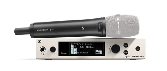 SENNHEISER EW 300 G4-BASE SKM-S-GBW RADIOMIC SYSTEM Handheld TX, no mic capsule