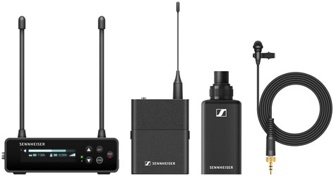 SENNHEISER EW-DP ENG SET RADIOMIC SYSTEM Plug-on/beltpack with lavalier, portable receiver (S1-7)