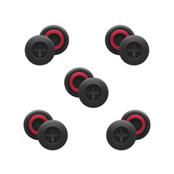 SENNHEISER 507494 SILICONE EAR ADAPTER S For IE PRO earphones, black/red, small (pack of 10)