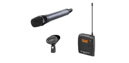 SENNHEISER 503305 EW 135-P G3 RADIOMIC SYSTEM Handheld, mobile Rx, cardi, 823-865MHz, Ch 69/70 ready