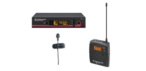 SENNHEISER 504639 EW 122 G3 GB RADIOMIC SYSTEM Beltpack, fixed Rx, cardi, 606-648MHz, Ch 38 ready