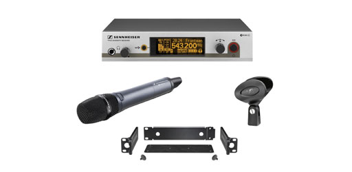 SENNHEISER 503386 EW 335 G3 RADIOMIC SYSTEM Handheld, fixed Rx, cardi, 823-865MHz, Ch 69/70 ready