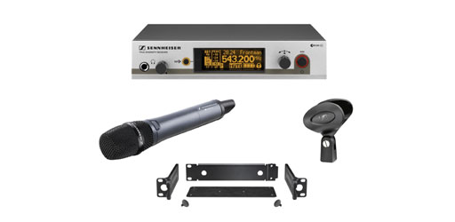 SENNHEISER 503401 EW 345 G3 RADIOMIC SYSTEM Handheld, fixed Rx, s-cardi, 823-865MHz, Ch 69/70 ready