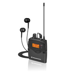 SENNHEISER EK 2000 IEM IN EAR MONITOR RECEIVER Beltpack, with IE 4 earbuds, 606-678MHz, Ch 38