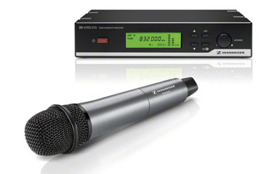 SENNHEISER 504938 XSW 65 VOCAL SET RADIOMIC SYSTEM Handheld, 606-630MHz, channel 38 ready