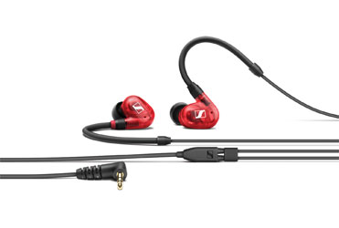 SENNHEISER IE 100 PRO EARPHONES In-ear, 115dB SPL, 20Hz - 18kHz, red