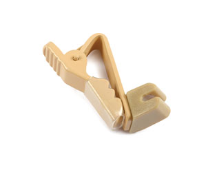 VOICE TECHNOLOGIES AC4 CROCODILE STYLE CLIP MOUNTING For VT401, beige