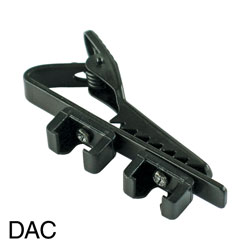 VOICE TECHNOLOGIES DAC DUAL CROCODILE STYLE CLIP For VT500 and VT506, black