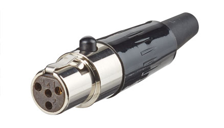 VOICE TECHNOLOGIES Supply and fit connector - TA4F (specify make of transmitter)