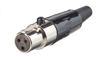 VOICE TECHNOLOGIES Supply and fit connector - TA3F (specify make of transmitter)