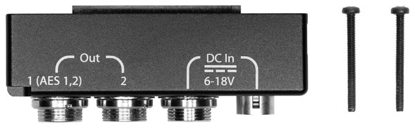 SOUND DEVICES A-TA3 ADAPTER For A20-RX, 2x TA3, 1x 4-pin Hirose, 1x TA4 DC, 1x USB-C