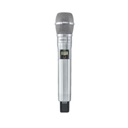 SHURE ADX2FD/K9HSN RADIOMIC TRANSMITTER Handheld, KSM9HS, sub/hypercardi, 470-636MHz (G56), nickel