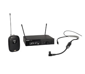 SHURE SLXD14UK/SM35 RADIOMIC SYSTEM Headset, bodypack, SM35 microphone, 606-650MHz (K59)