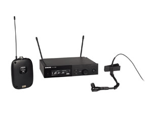 SHURE SLXD14UK/98H RADIOMIC SYSTEM Clip-on, bodypack, Beta 98H microphone, 606-650MHz (K59)