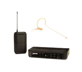 SHURE BLX14/MX53 RADIOMIC SYSTEM Earworn, MX153 mic, 606-630MHz (K3E)