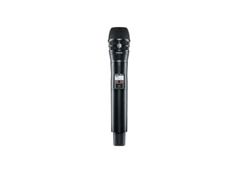 SHURE QLXD2/K8B RADIOMIC TRANSMITTER Handheld, KSM8, cardioid, dual-diaphragm, 606-670MHz (K51)