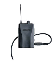 SHURE P2R PSM 200 SERIES PERSONAL MONITOR RECEIVER 606-638MHz, Ch 38 ready, no earphones